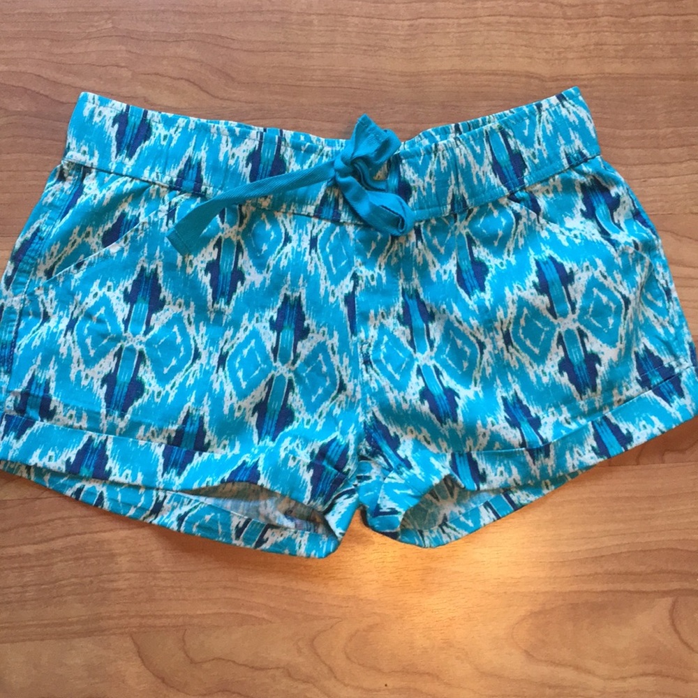 Aqua Ikat shorts